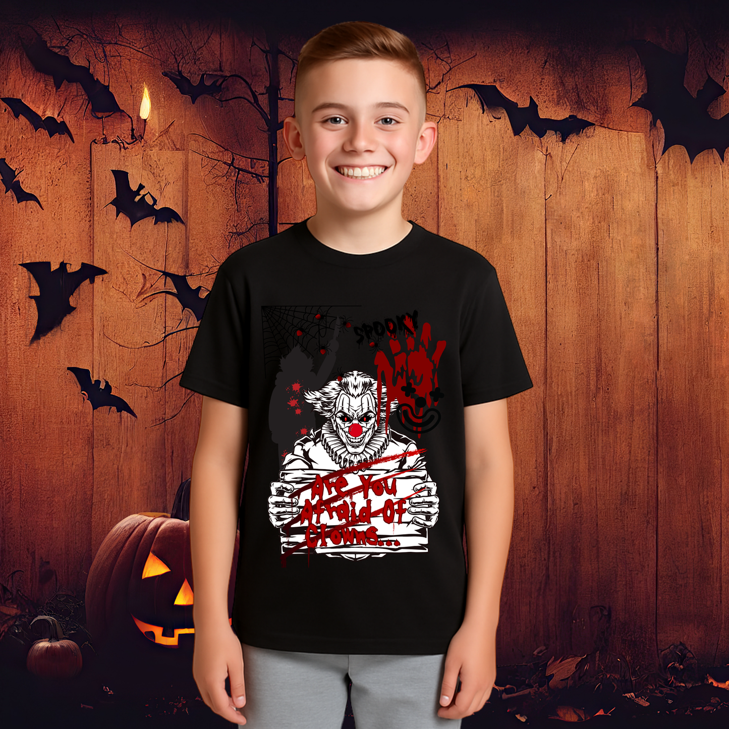 Halloween - 3 Spooky Designs - Boy's Tee