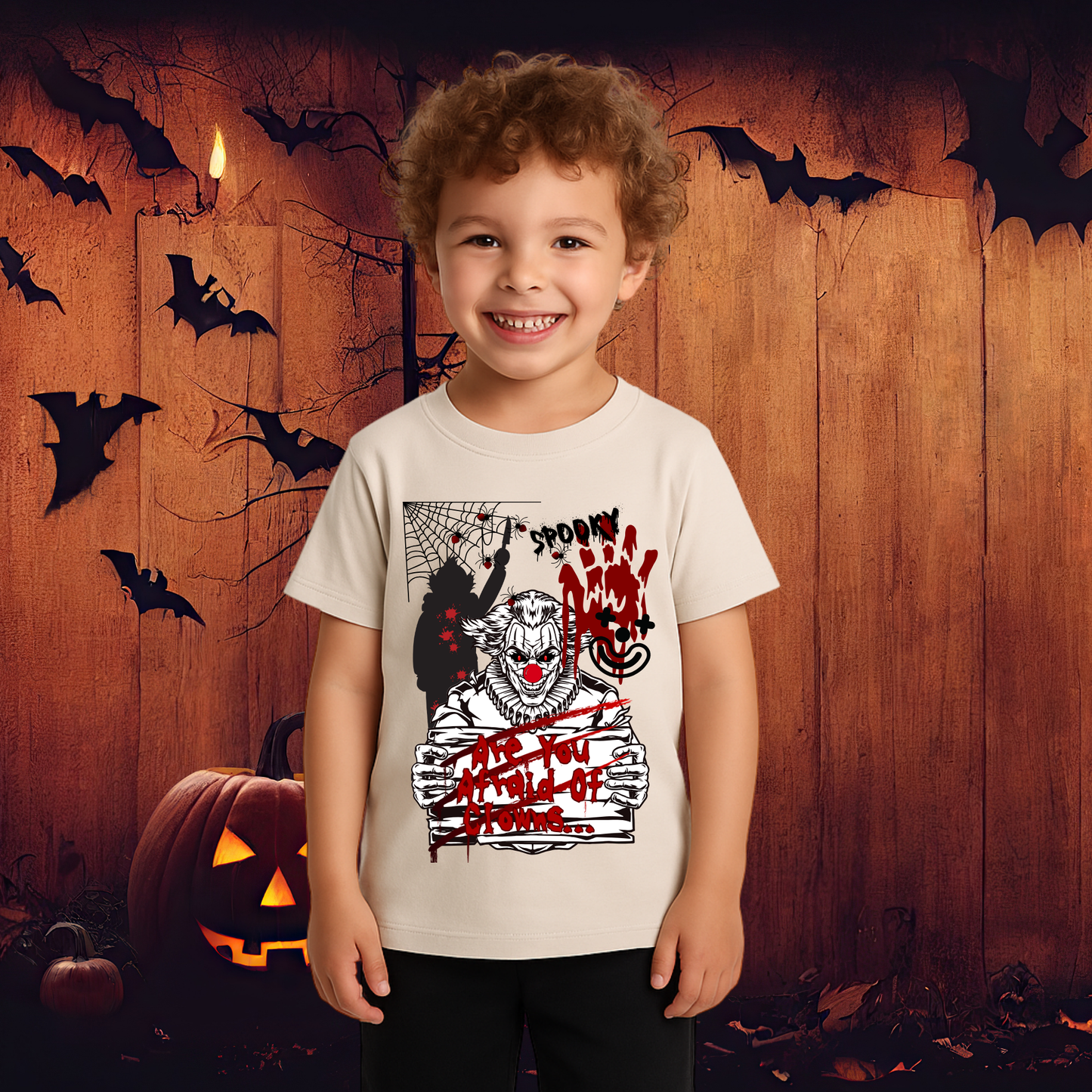 Halloween - 3 Spooky Designs - Boy's Tee