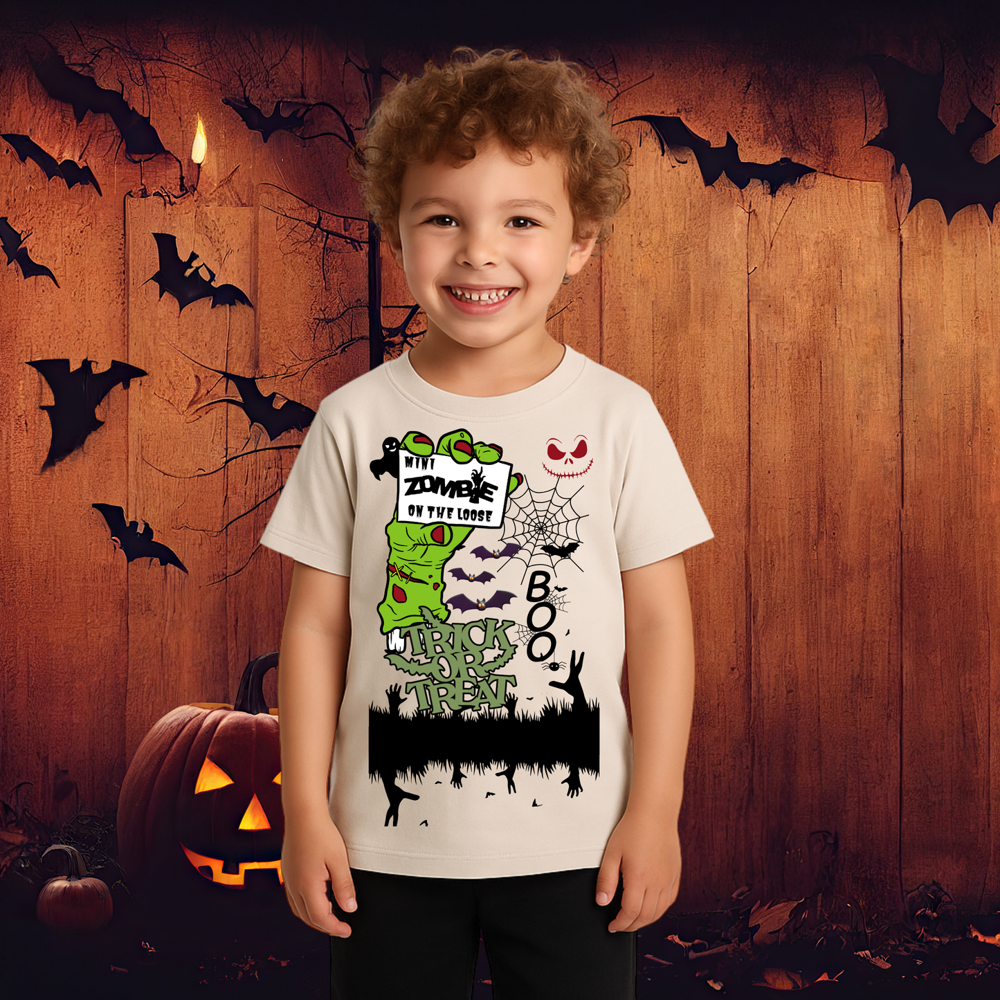 Halloween - 3 Spooky Designs - Boy's Tee