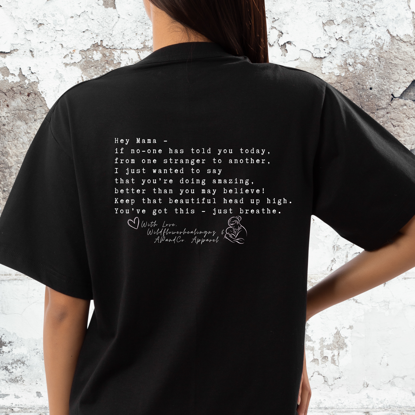 Hey Mama - Support Mental Health - Tee