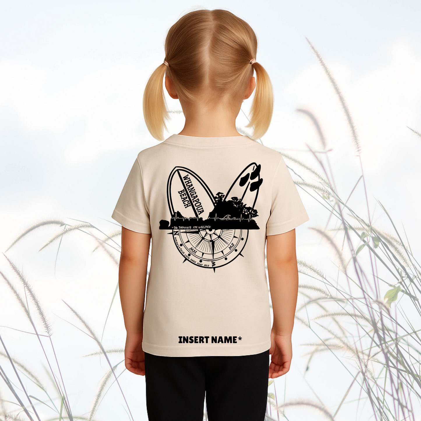 Whangapoua Beach - Girl's Tee