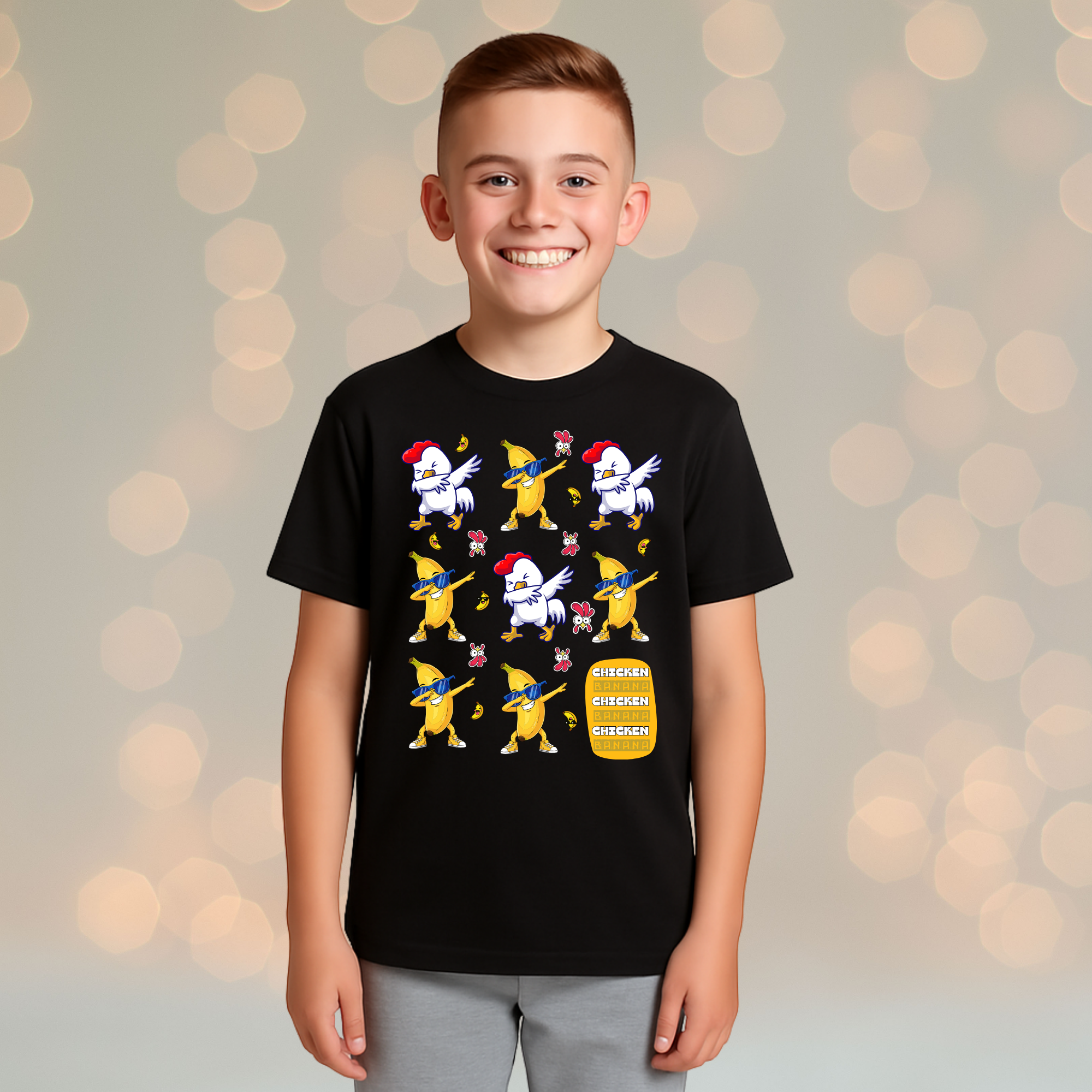 Chicken Banana - 3 Fun Designs - Boy's Tee