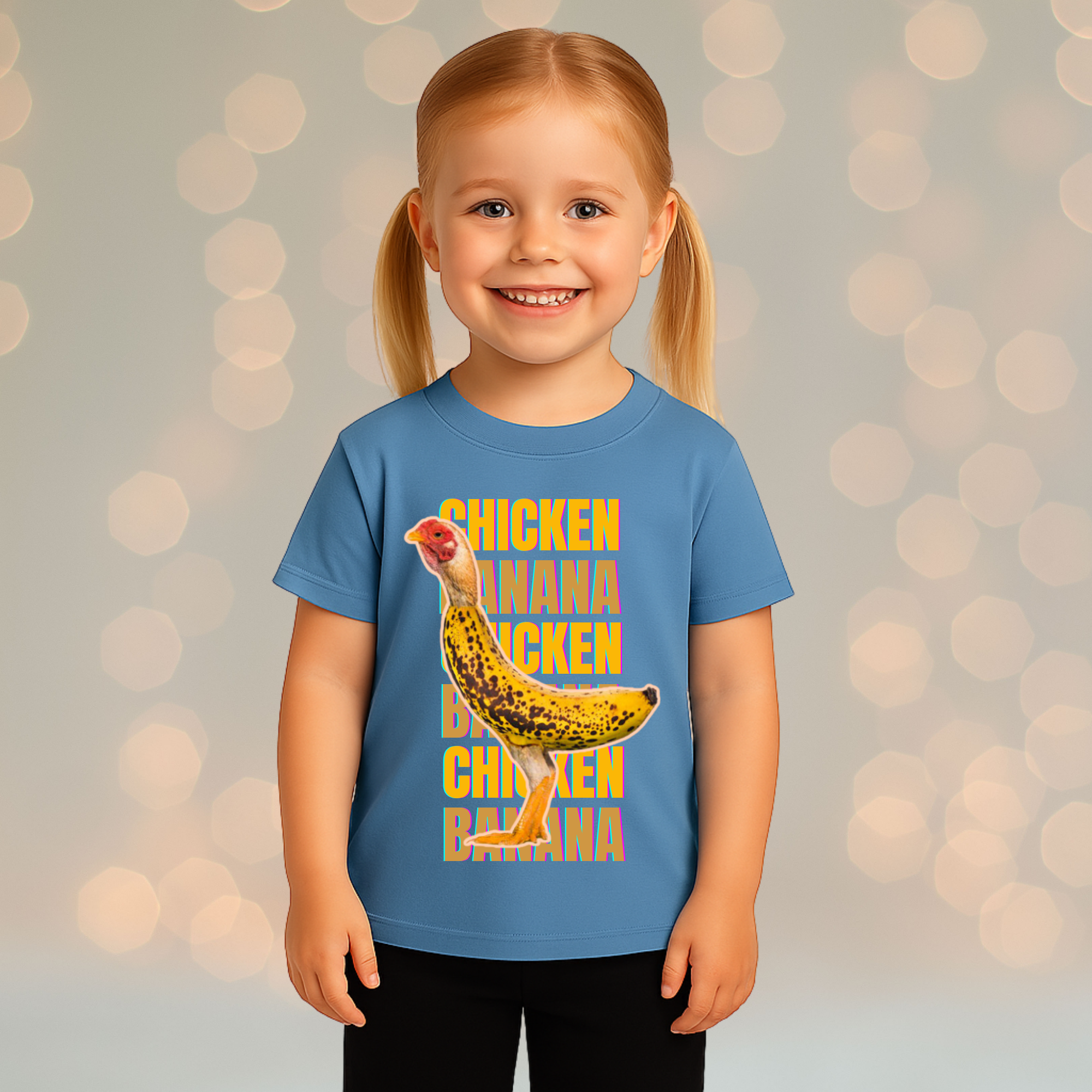 Chicken Banana - 3 Fun Designs - Girl's Tee