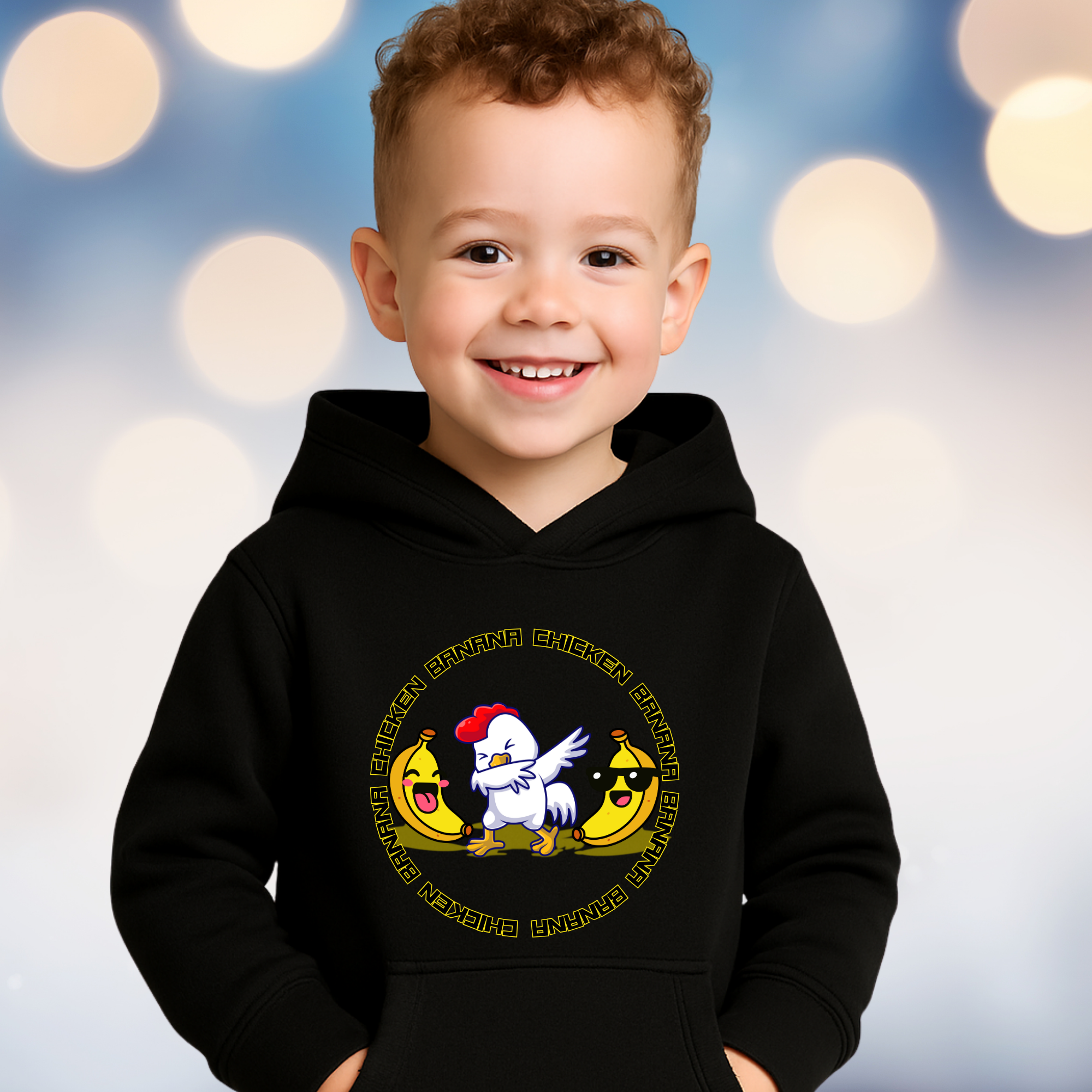 Chicken Banana - 3 Fun Designs - Boy's Hood