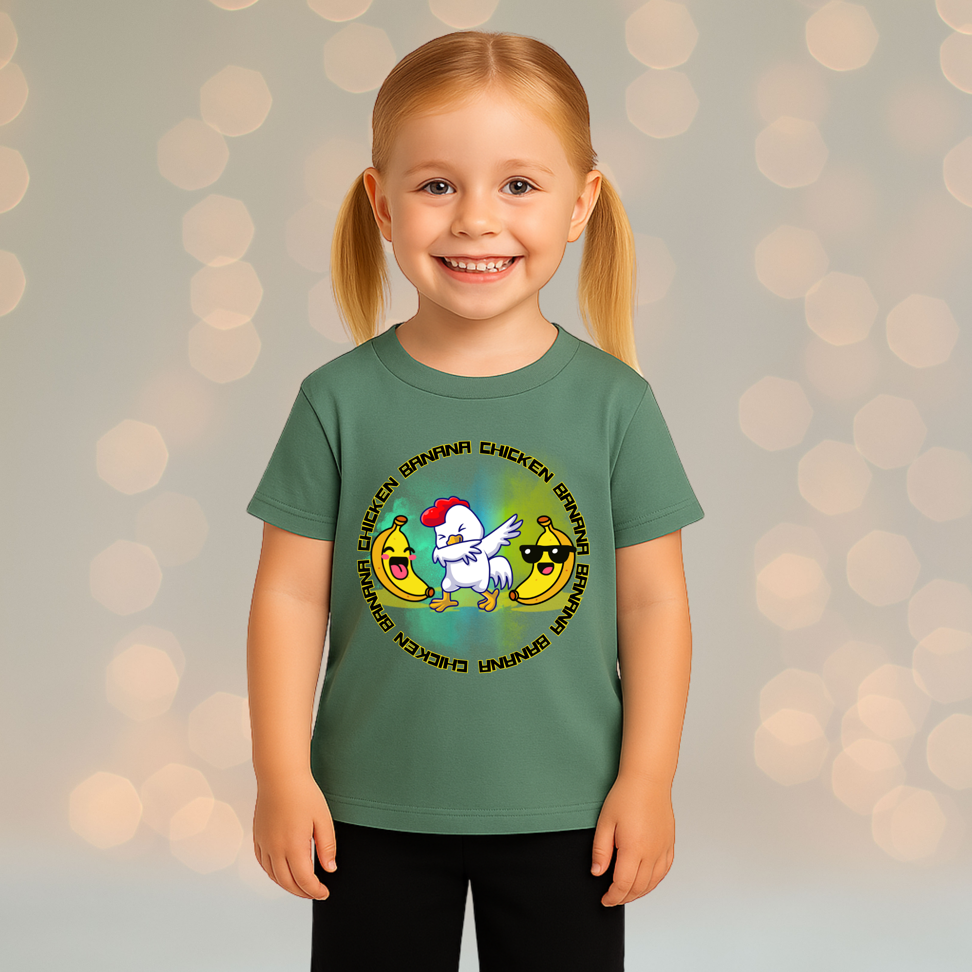 Chicken Banana - 3 Fun Designs - Girl's Tee