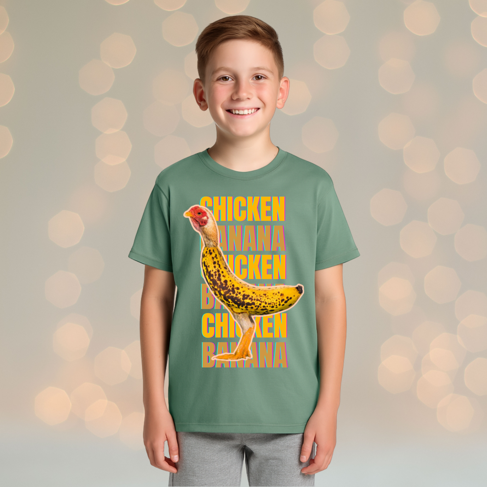Chicken Banana - 3 Fun Designs - Boy's Tee