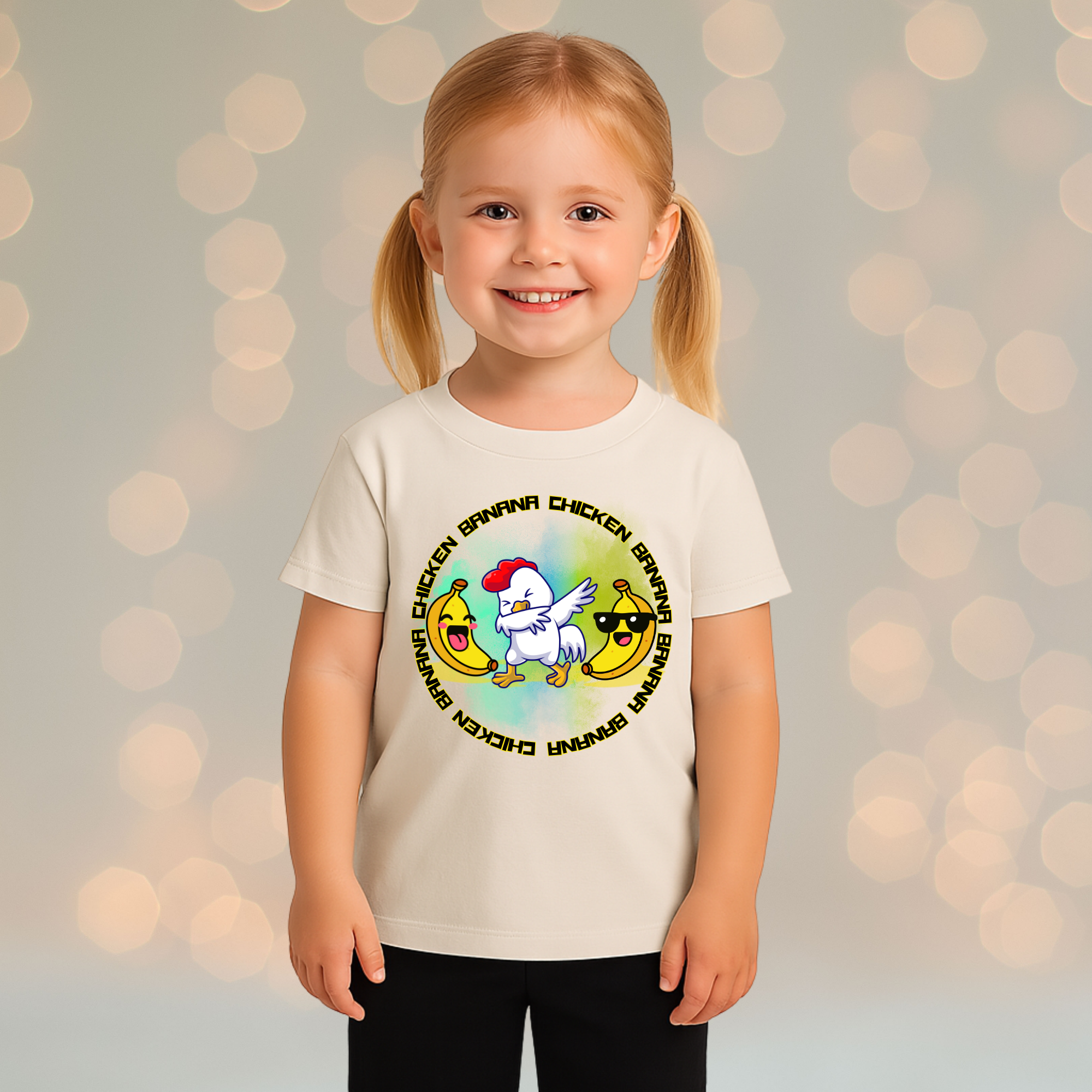 Chicken Banana - 3 Fun Designs - Girl's Tee