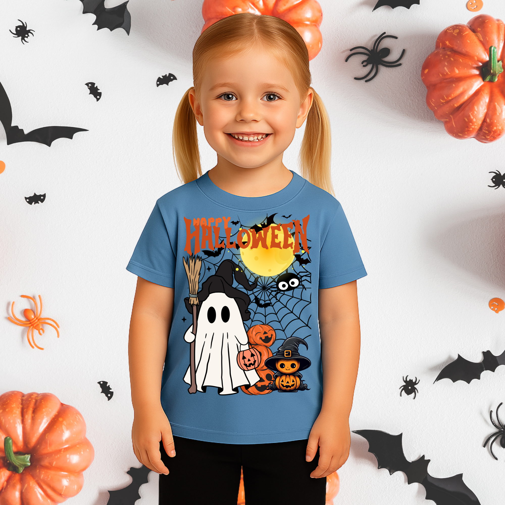 Halloween - 2 Spooky Designs - Girl's Tee