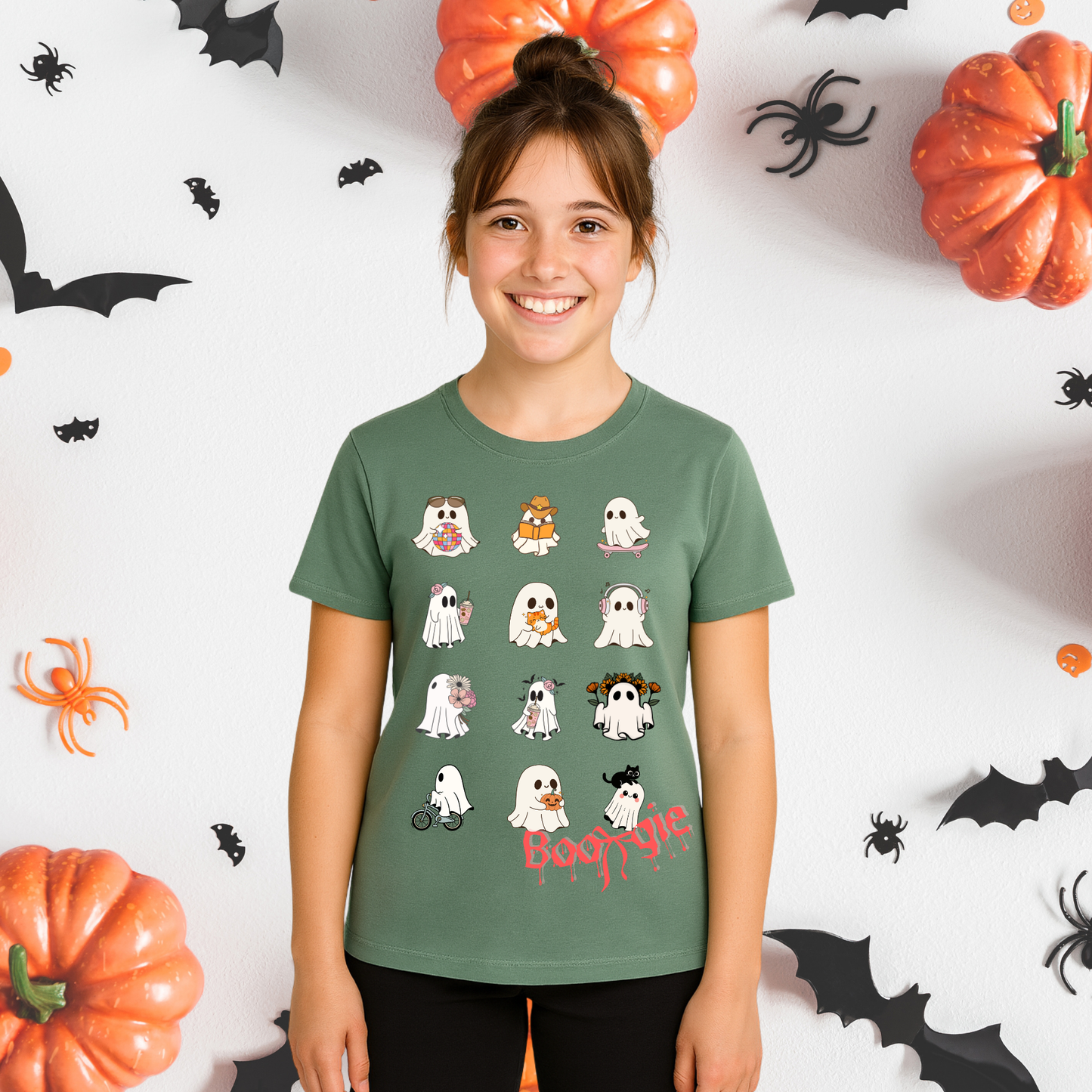 Halloween - 2 Spooky Designs - Girl's Tee