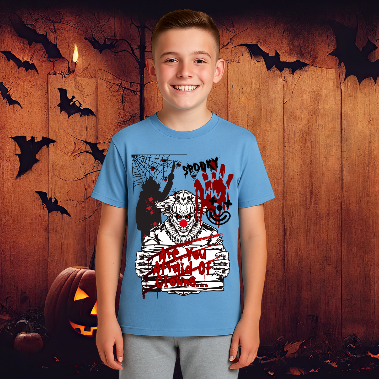 Halloween - 3 Spooky Designs - Boy's Tee