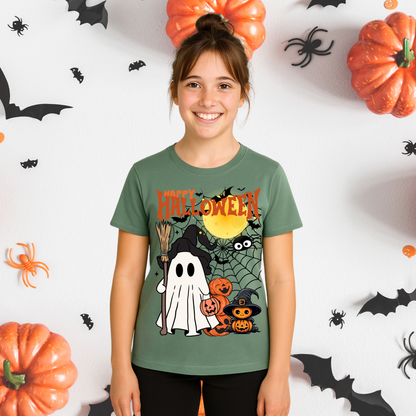 Halloween - 2 Spooky Designs - Girl's Tee