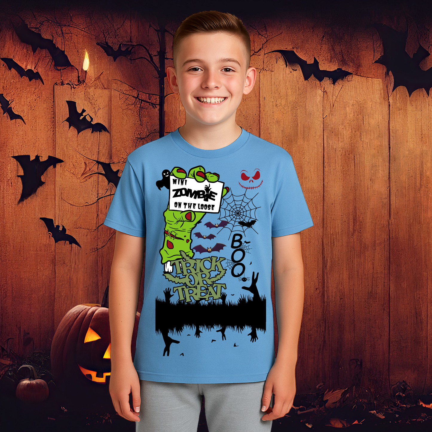 Halloween - 3 Spooky Designs - Boy's Tee