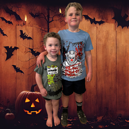 Halloween - 3 Spooky Designs - Boy's Tee