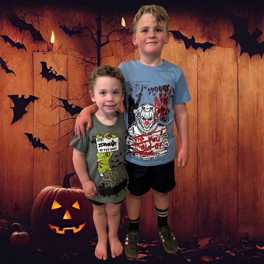 Halloween - 3 Spooky Designs - Boy's Tee