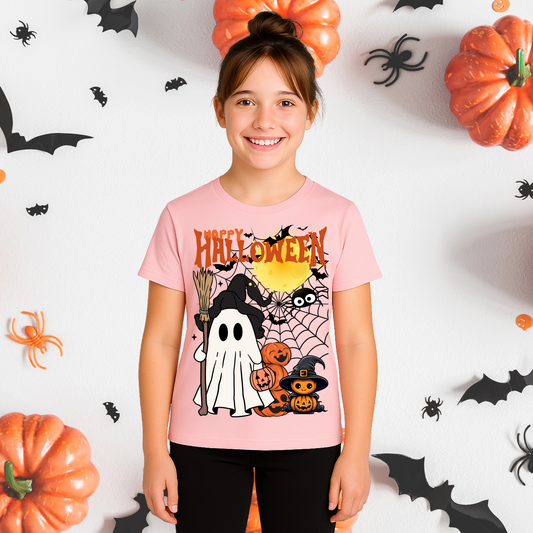 Halloween - 2 Spooky Designs - Girl's Tee
