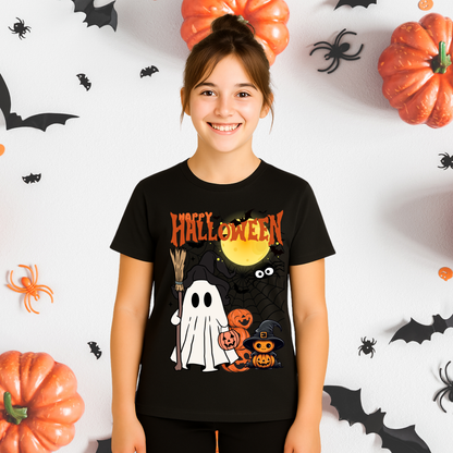 Halloween - 2 Spooky Designs - Girl's Tee