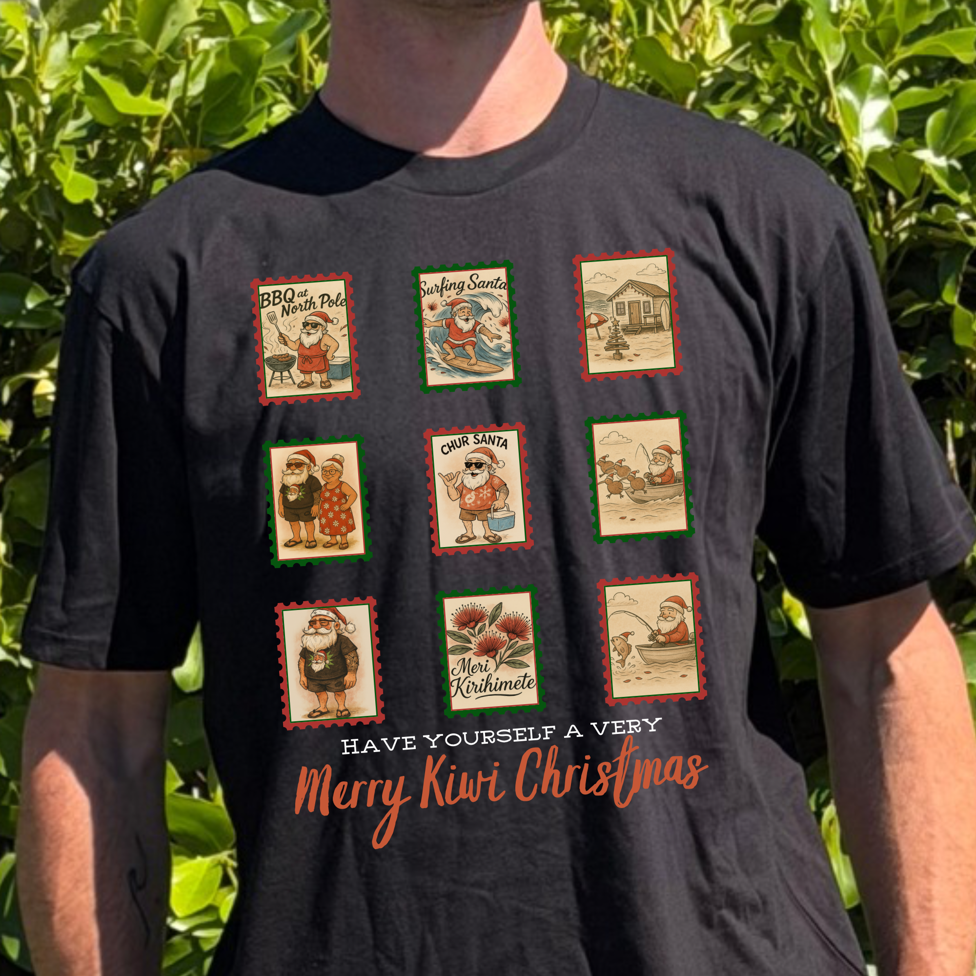 Merry Kiwi Christmas | Stamp Collection - Adults Fits