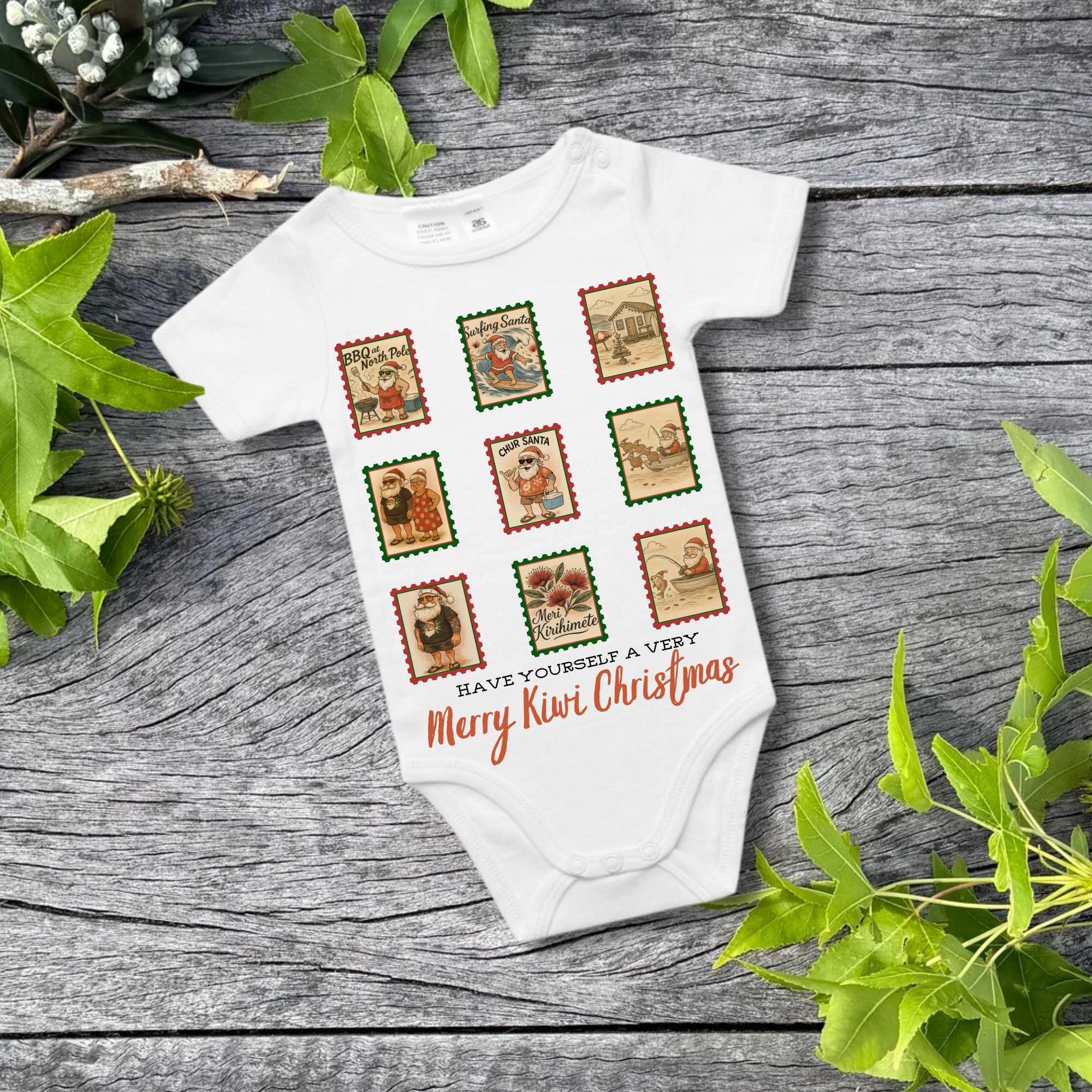 Merry Kiwi Christmas | Stamp Collection - Infant