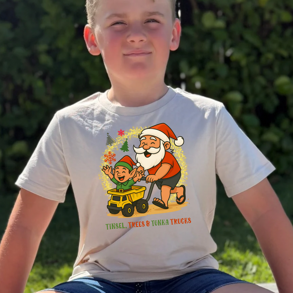 Tinsel, Trees & Tonka Trucks - Kids Fits