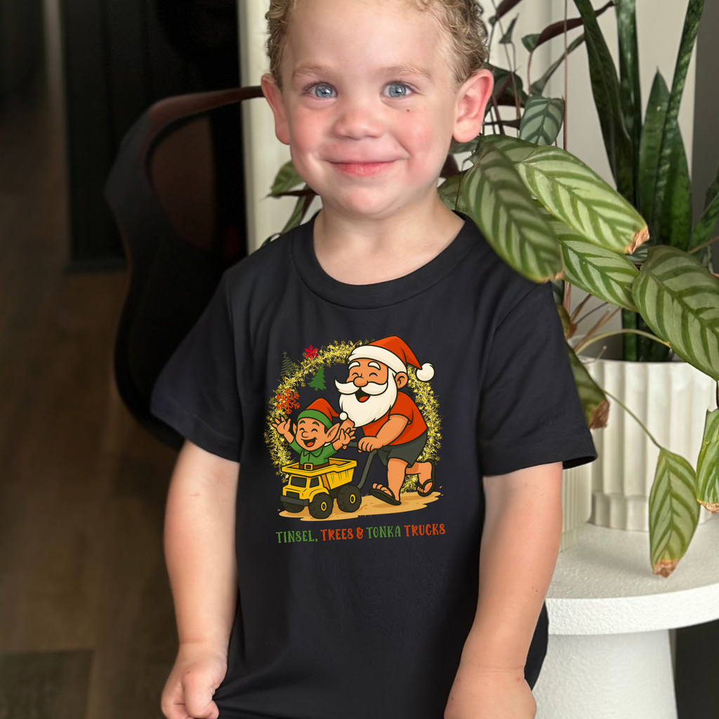 Tinsel, Trees & Tonka Trucks - Kids Fits