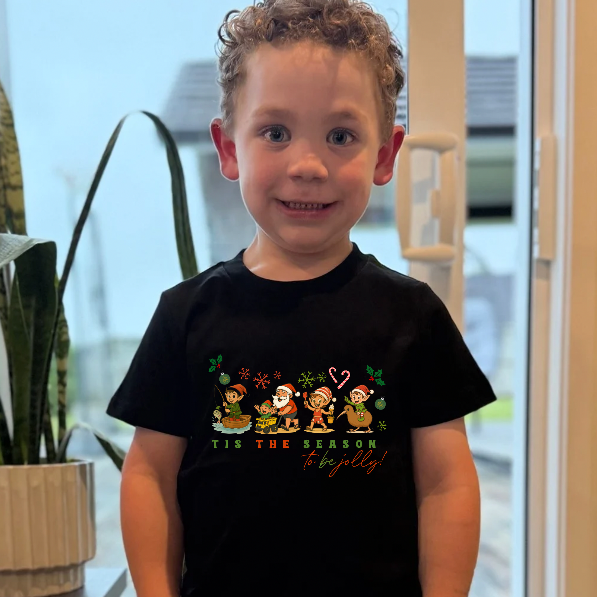 Tis the season to be jolly | Kiwi Christmas - Kids Fits