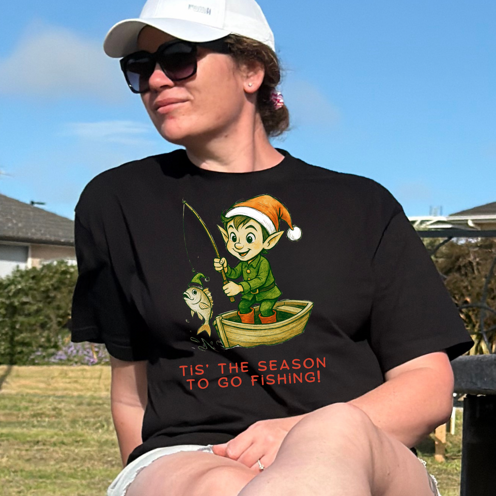 Tis the season to go fishing - Adults Fits