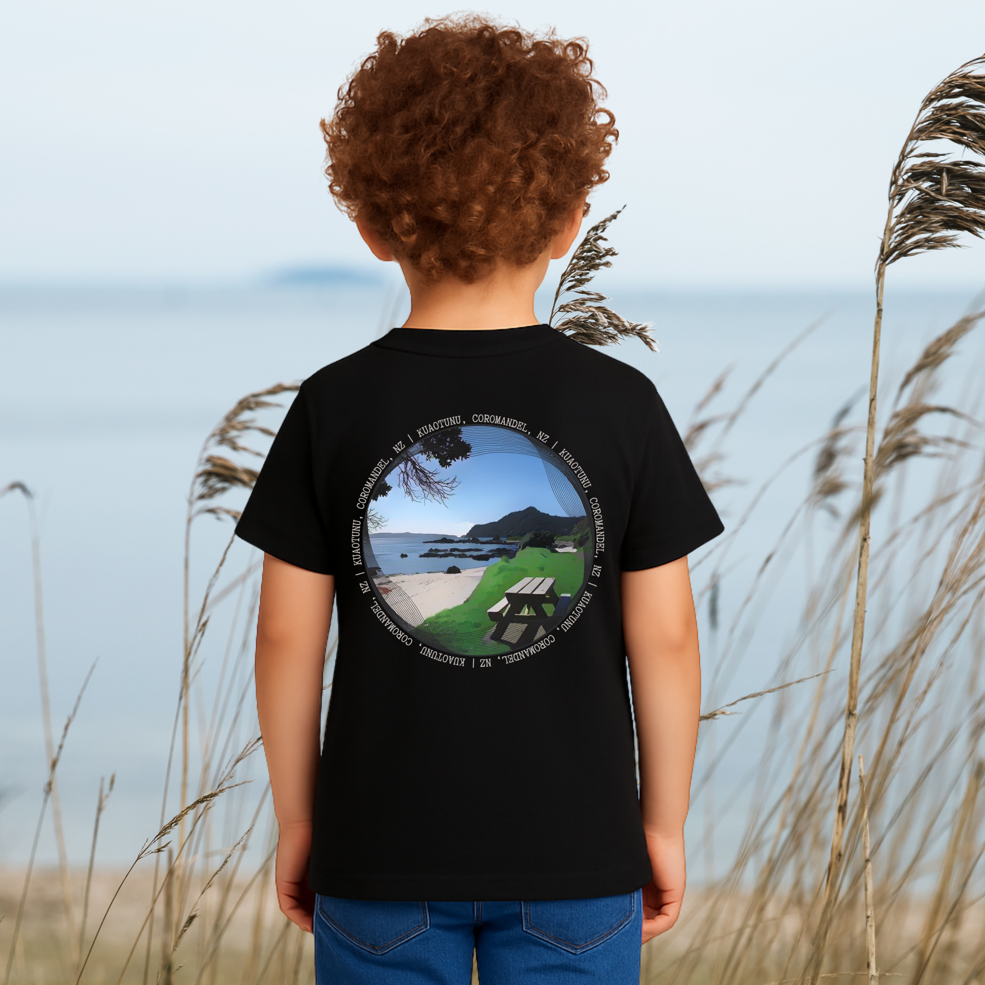 Kuaotunu, NZ - 3 Design Options - Boy's Tee