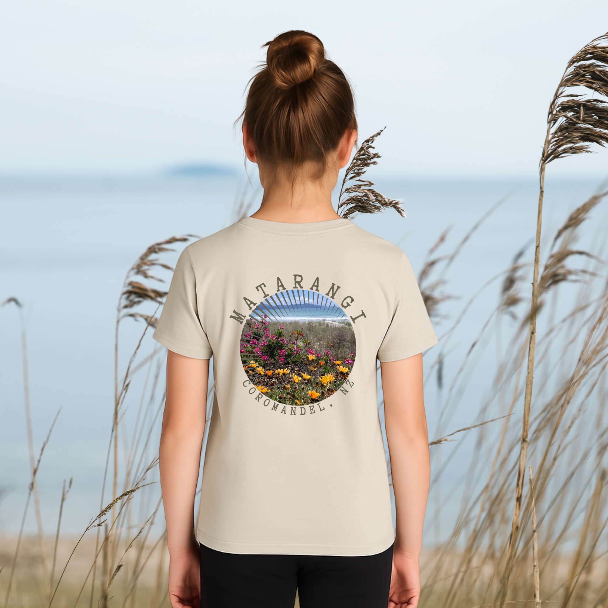 Matarangi, NZ - Girl's Tee, 4x Design Options
