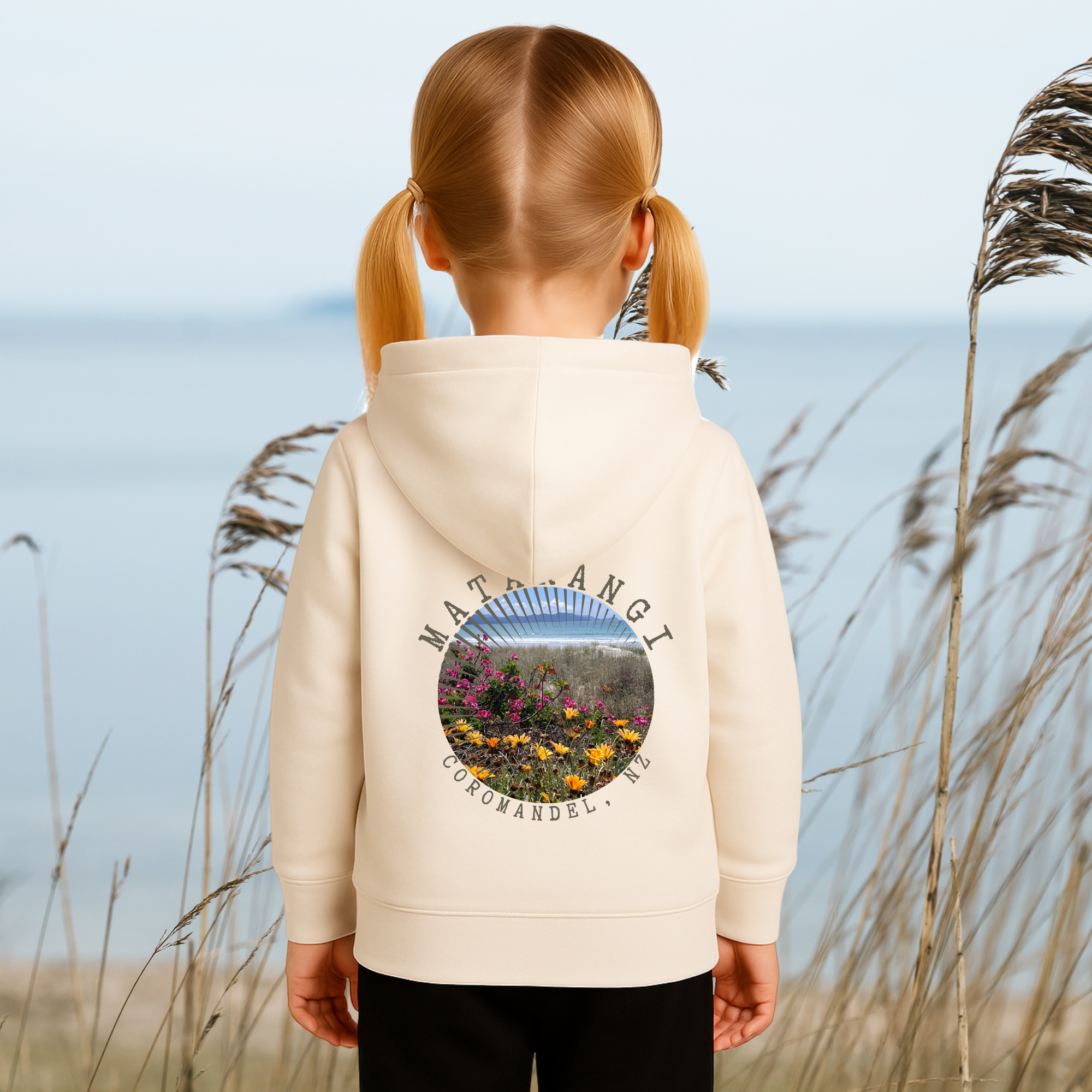 Matarangi, NZ - Girl's Hood, 2x Design Options