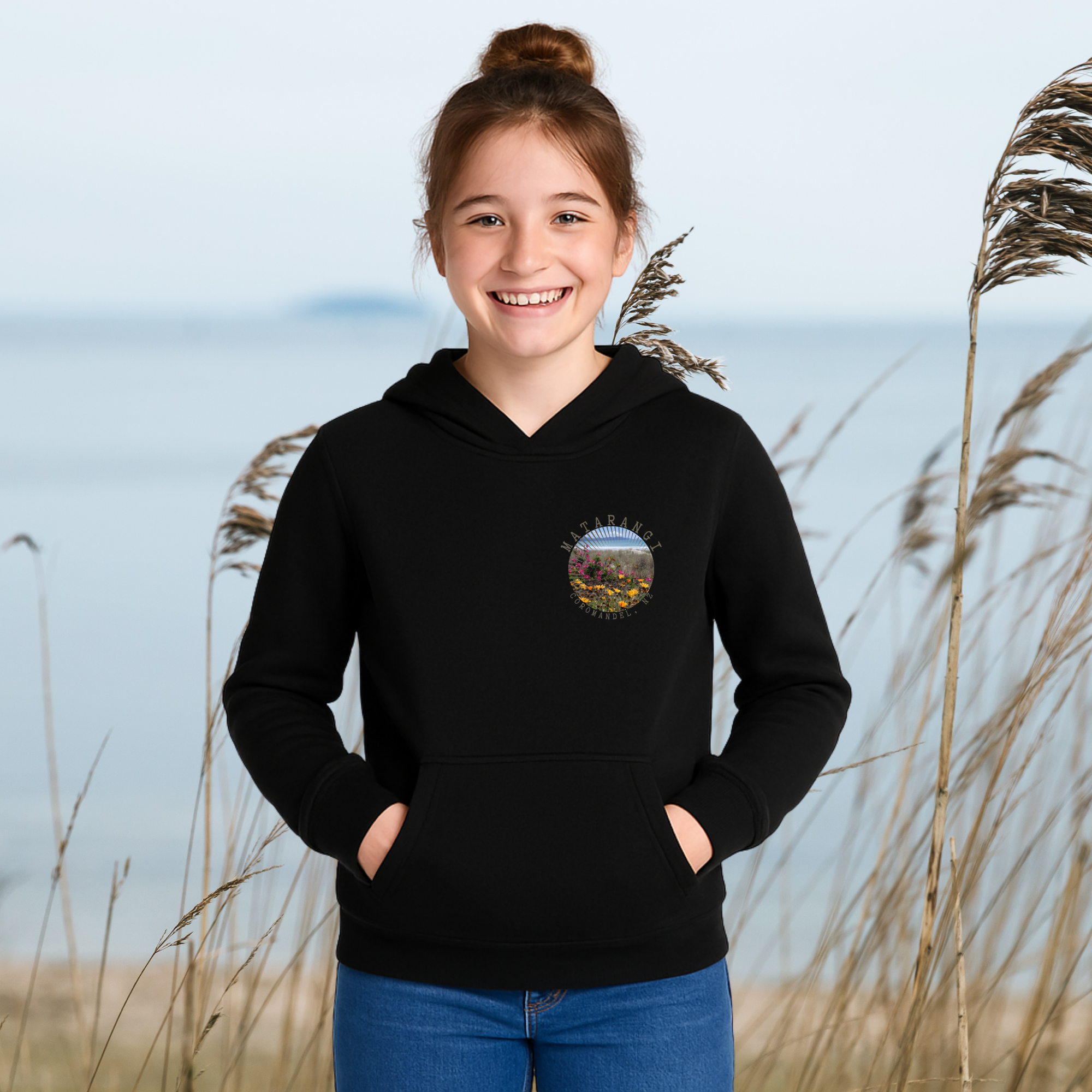 Matarangi, NZ - Girl's Hood, 2x Design Options