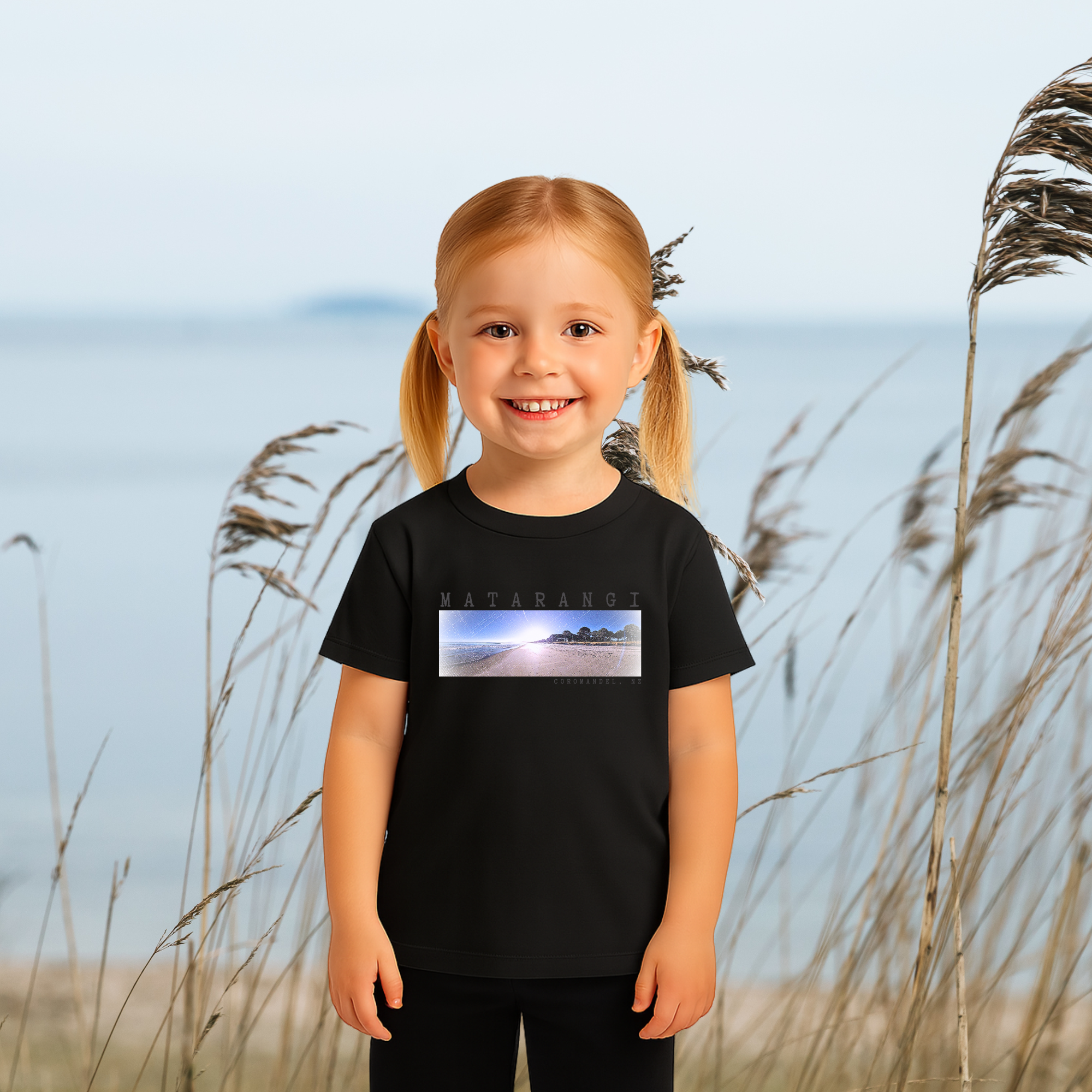 Matarangi, NZ - Girl's Tee, 2x Design Options