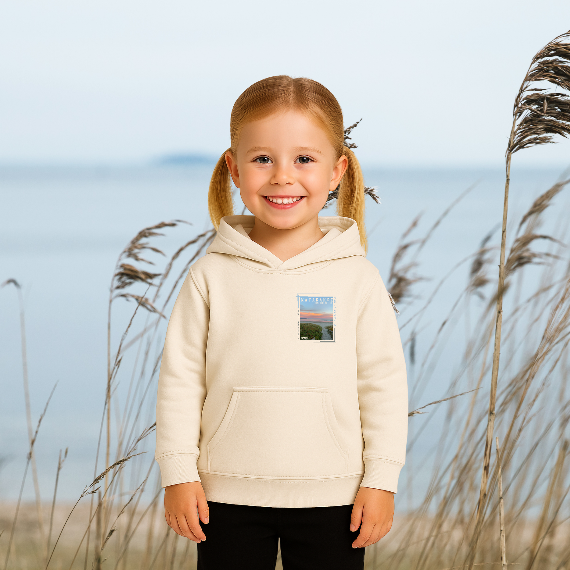 Matarangi, NZ - Girl's Hood, 2x Design Options