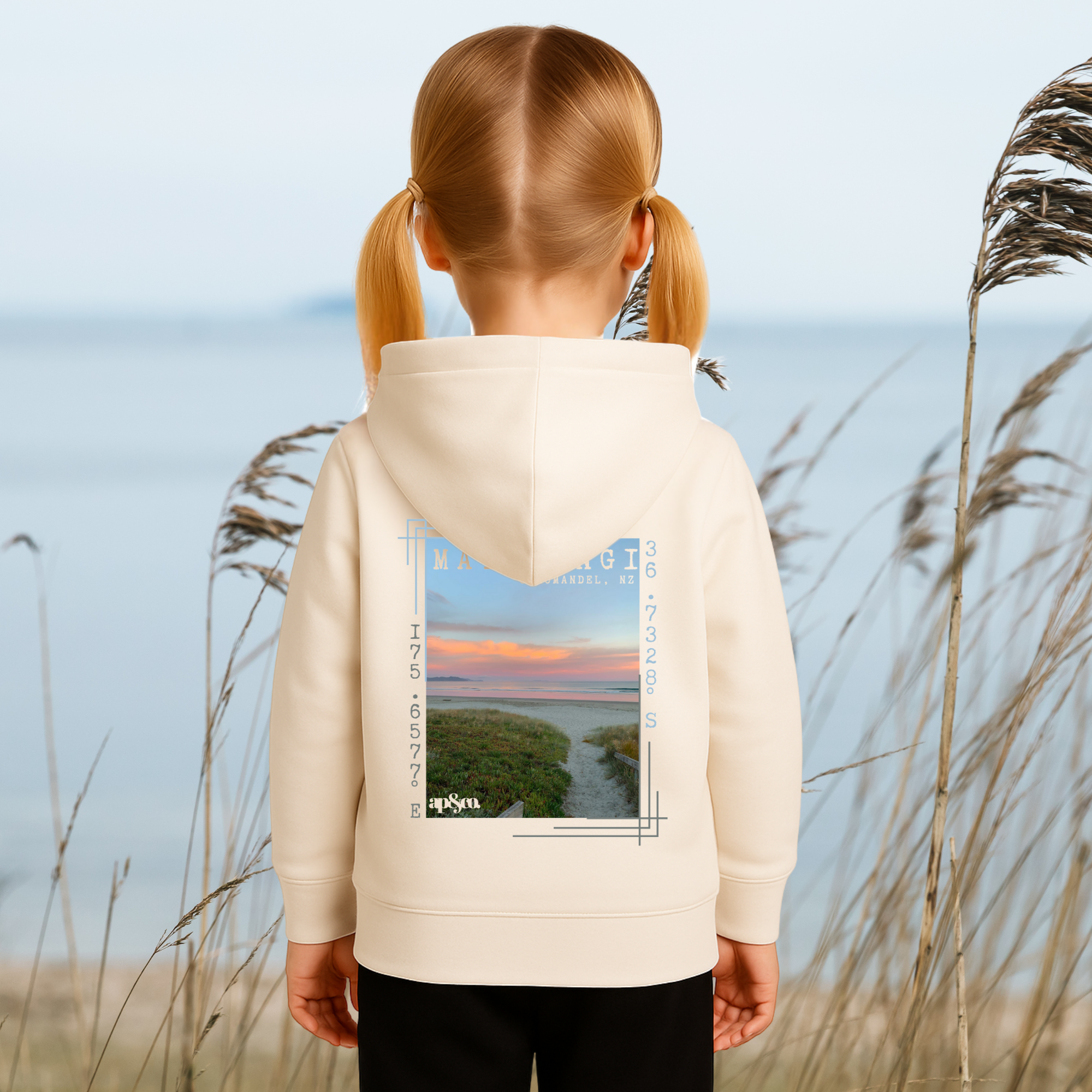 Matarangi, NZ - Girl's Hood, 2x Design Options