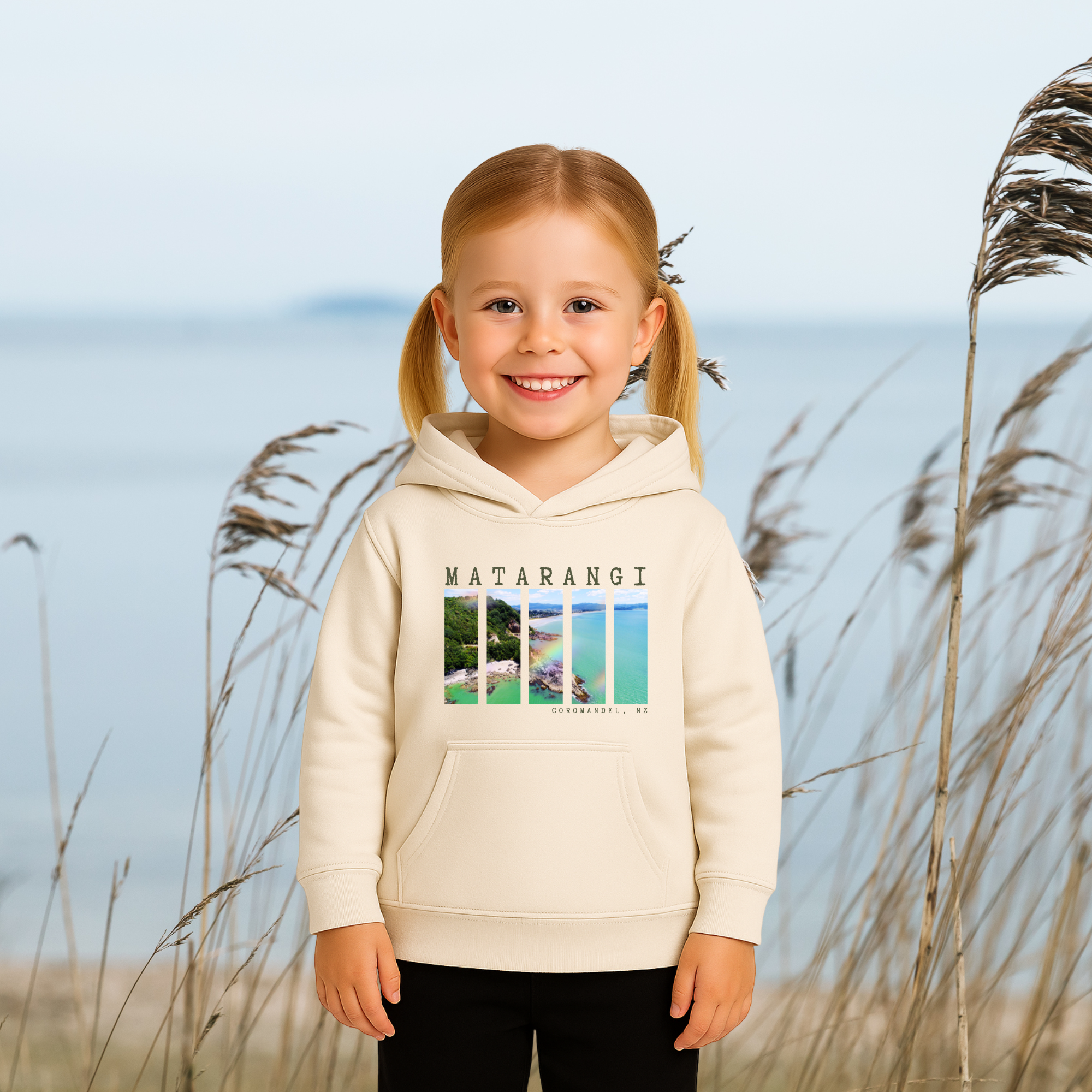 Matarangi, NZ - Girl's Hood, 2x Design Options