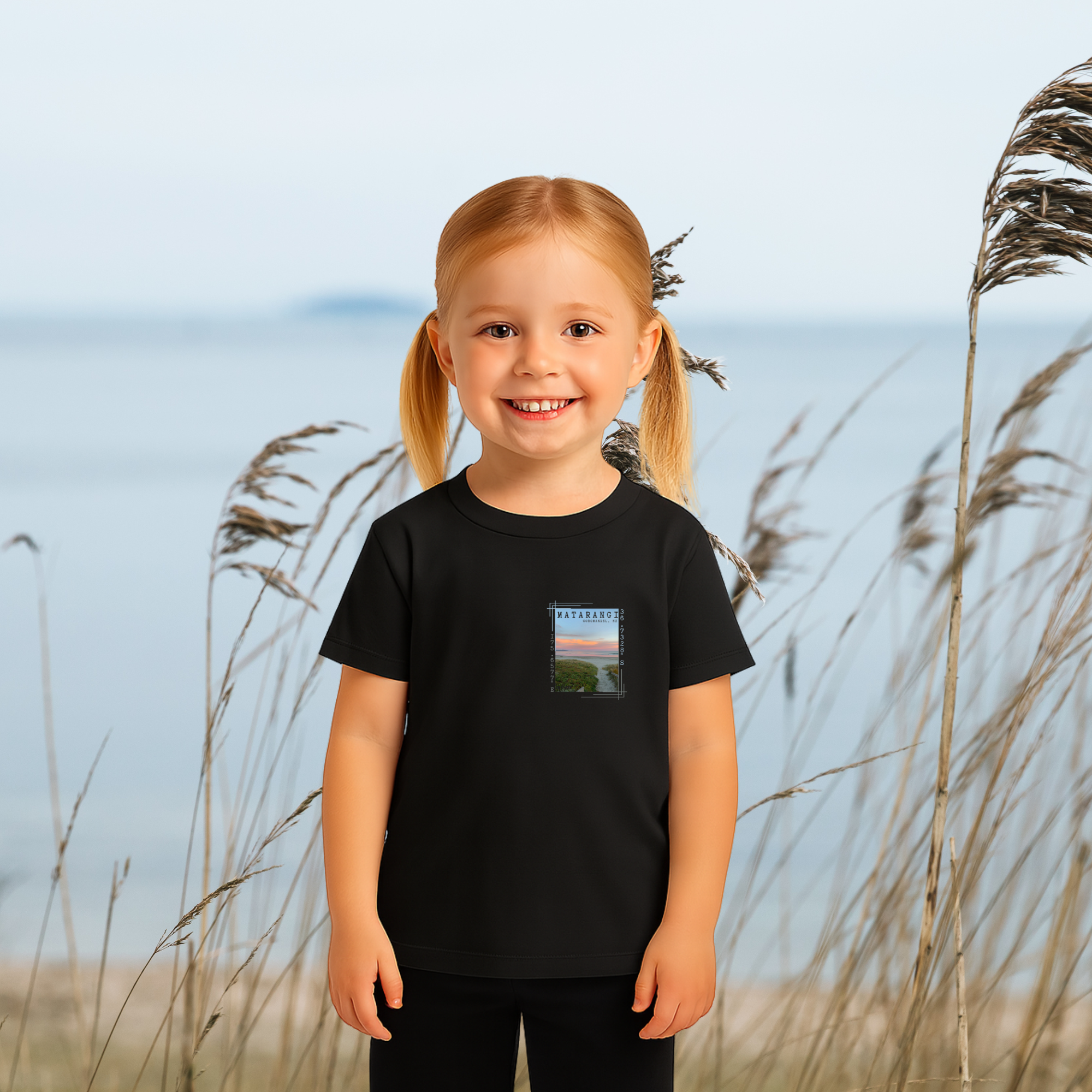 Matarangi, NZ - Girl's Tee, 4x Design Options