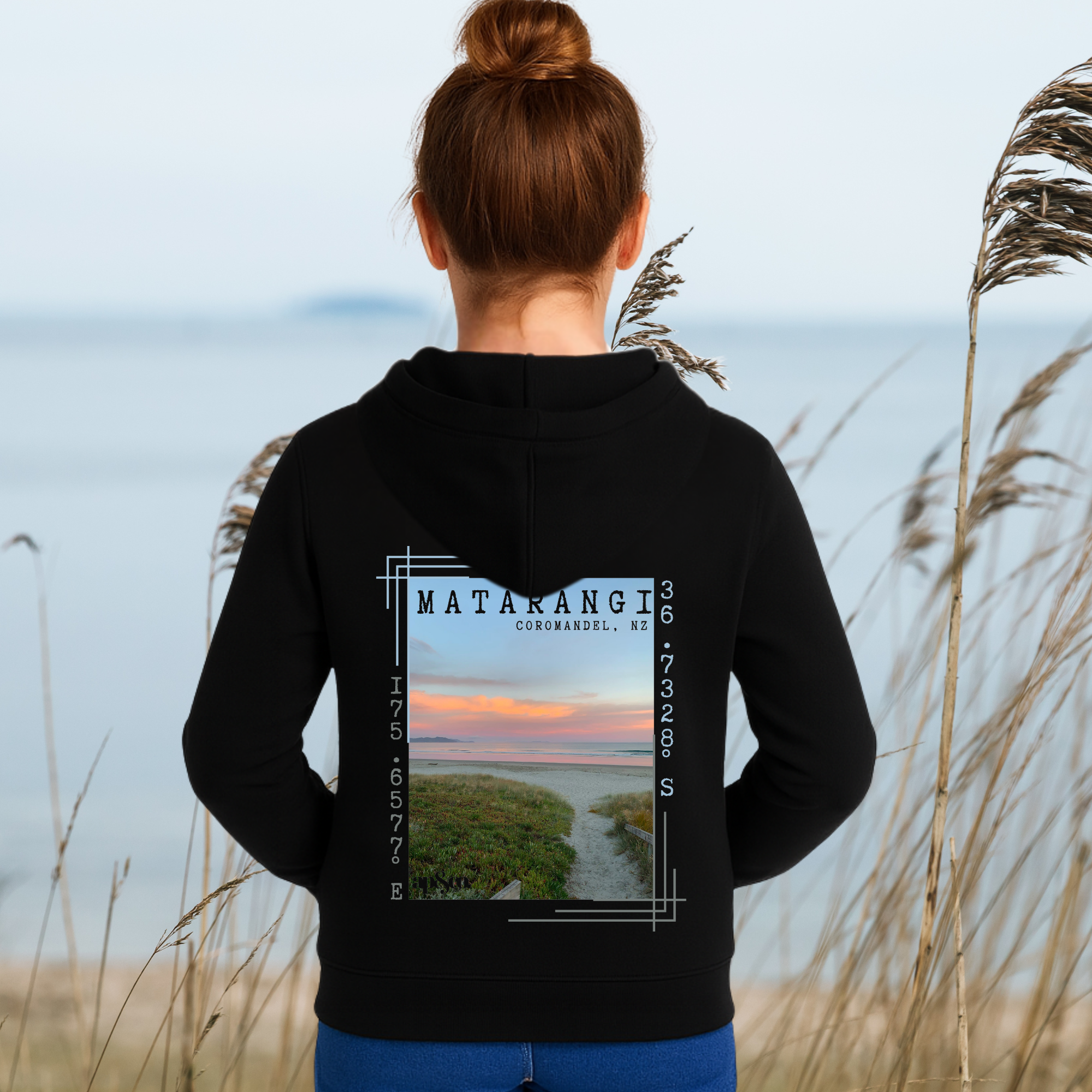 Matarangi, NZ - Girl's Hood, 2x Design Options