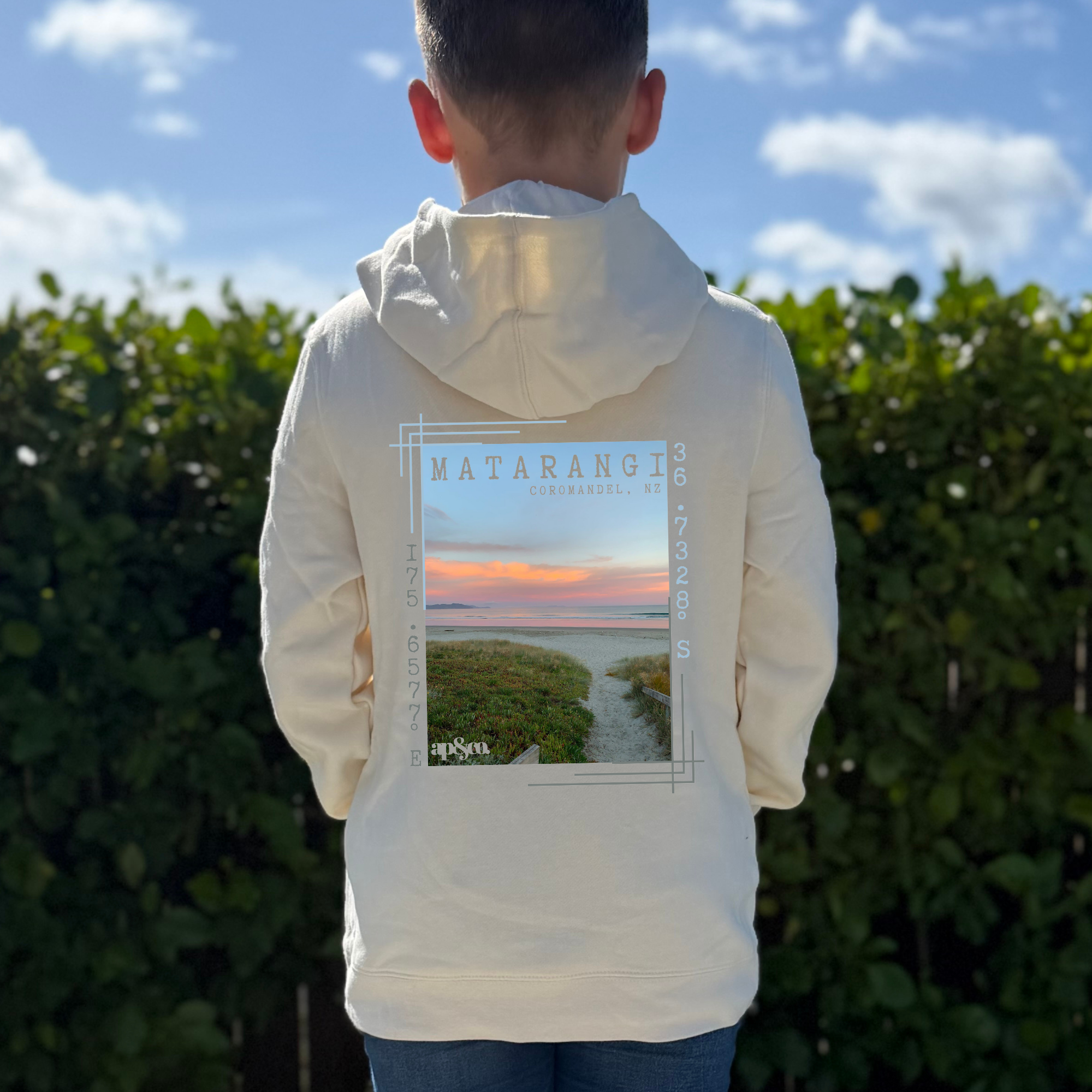 Matarangi Sunset | Grid Coordinates - Kids Fits