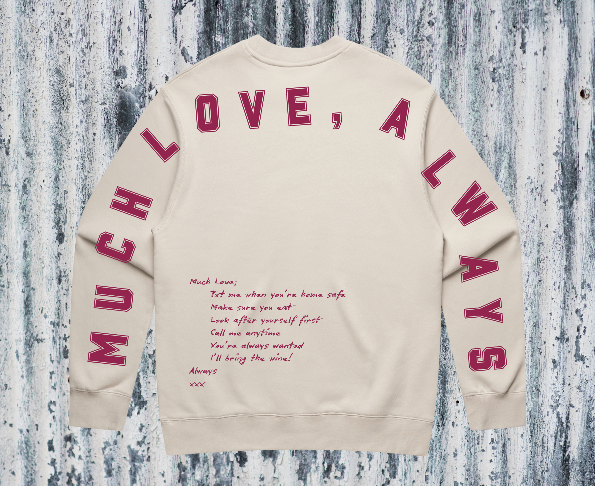 Much Love, Always - Crew