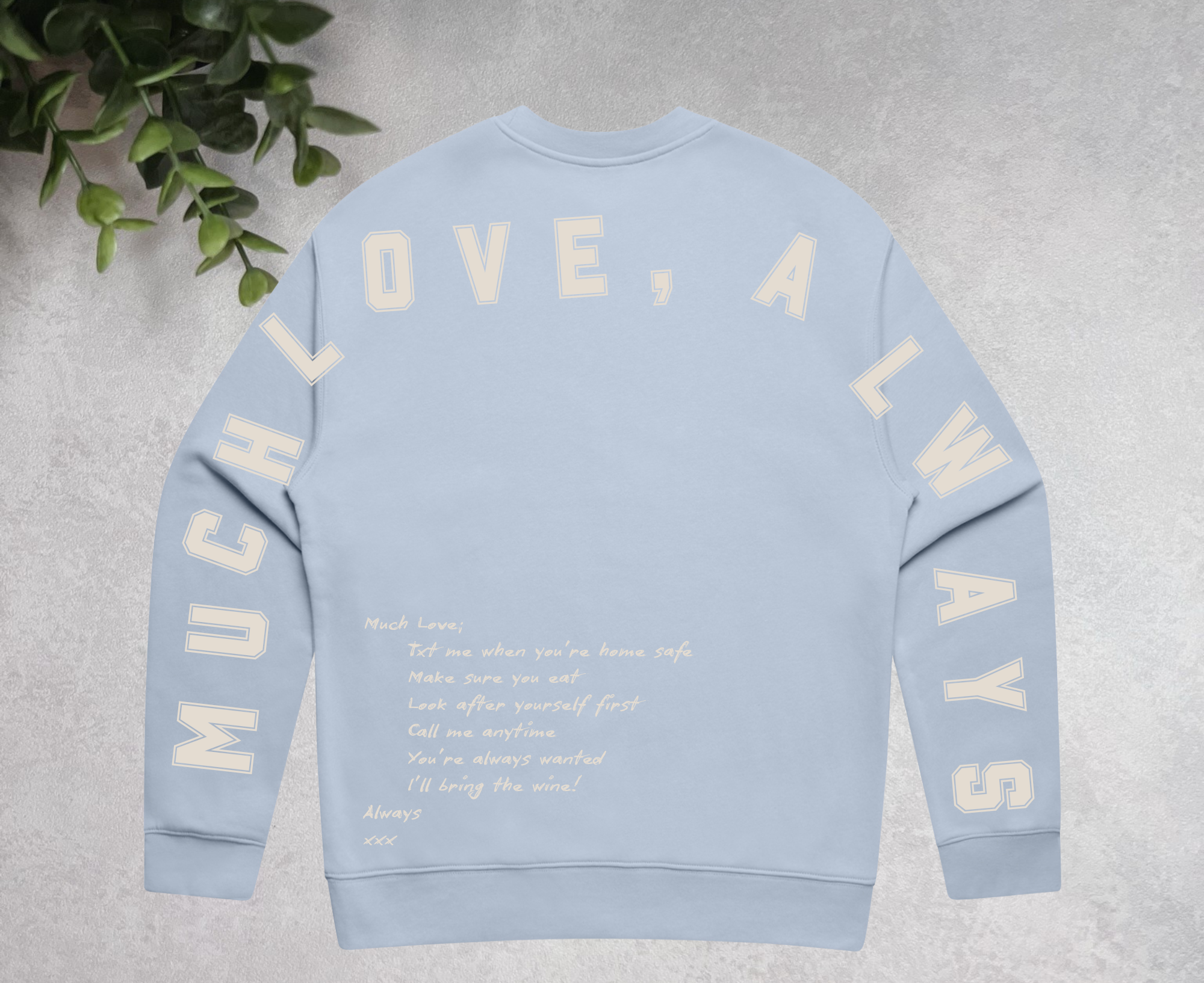 Much Love, Always - Crew