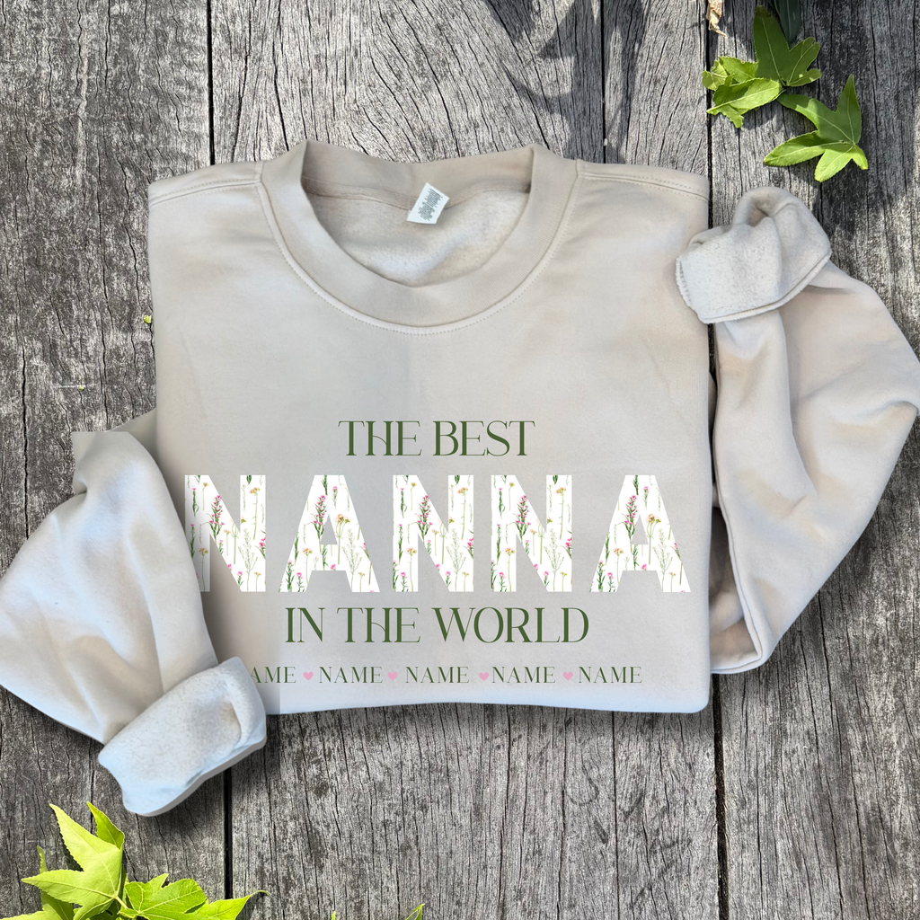 The Best In The World | Mum | Nanna | Aunty | Customised - Adults Fits