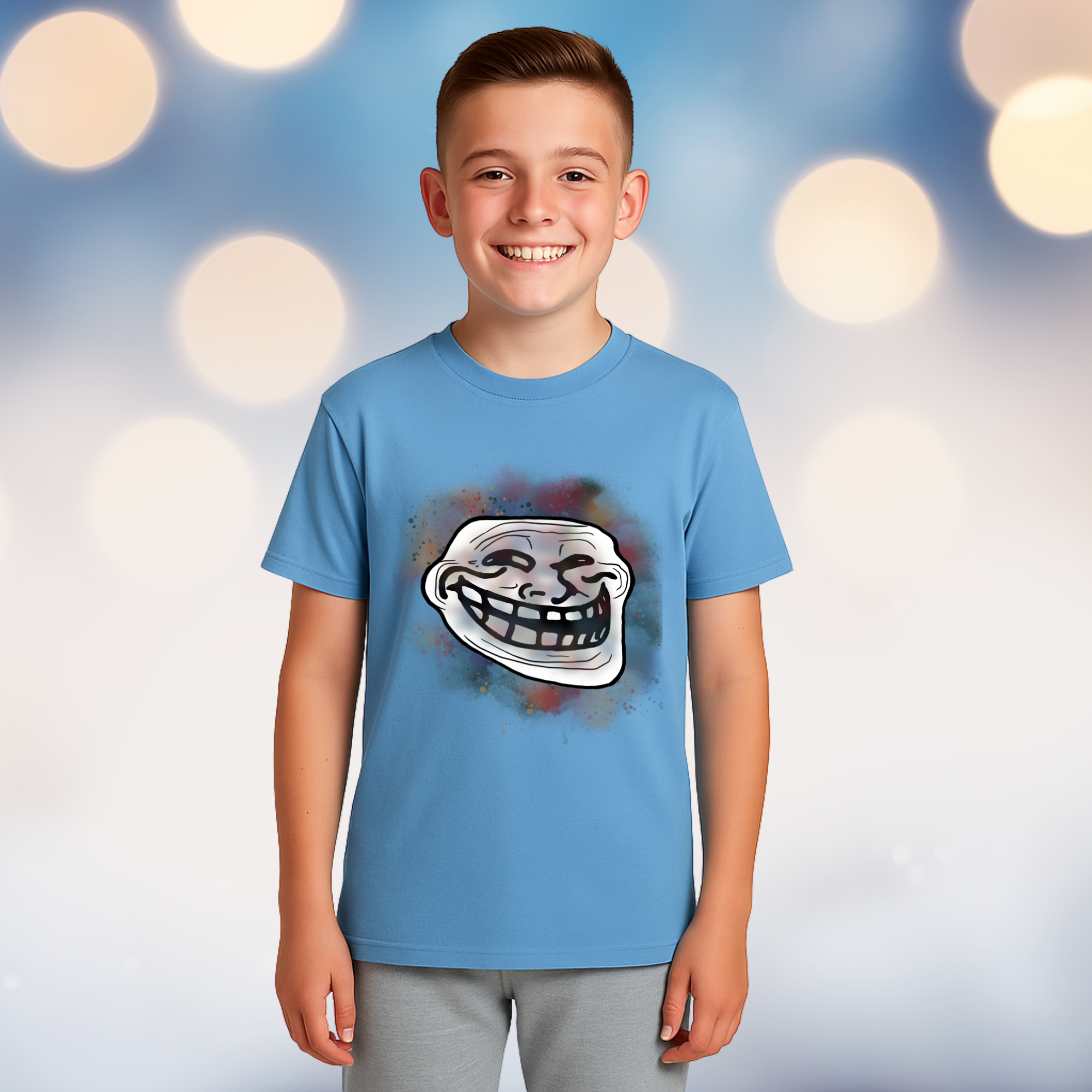 Boy's Tee - Troll Face
