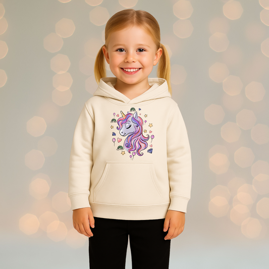 Girl's Tee - Unicorn Hood