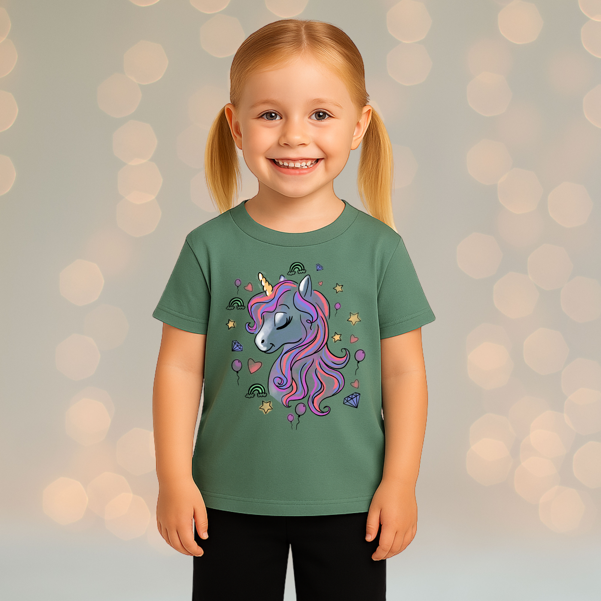 Girl's Tee - Unicorn