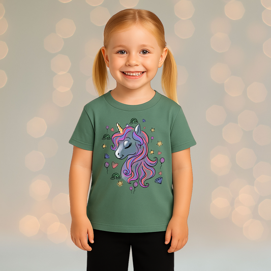 Girl's Tee - Unicorn