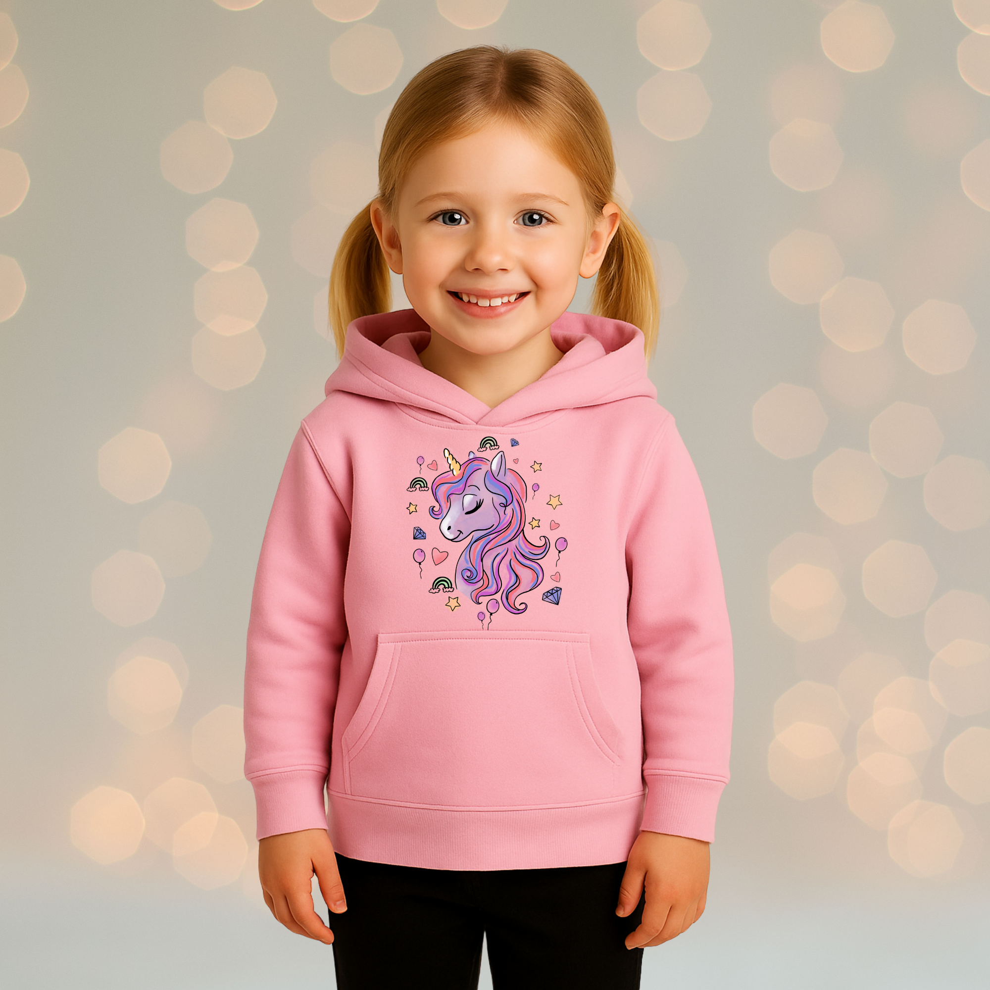 Girl's Tee - Unicorn Hood