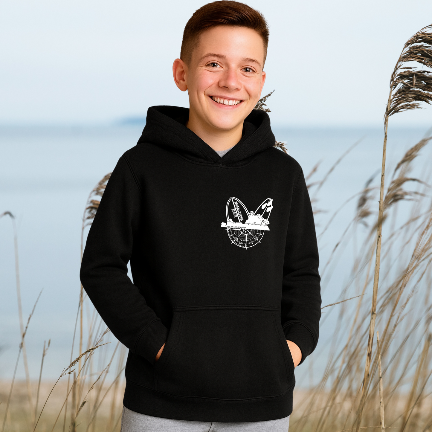 Whangapoua Beach - Boy's Hoodie