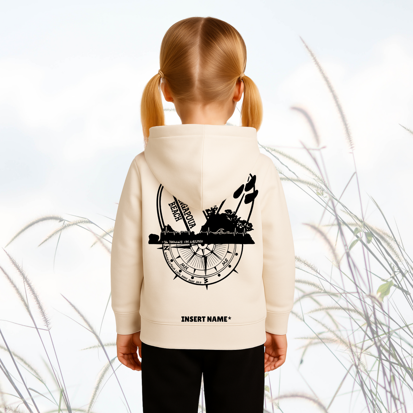 Whangapoua Beach - Girl's Hoodie
