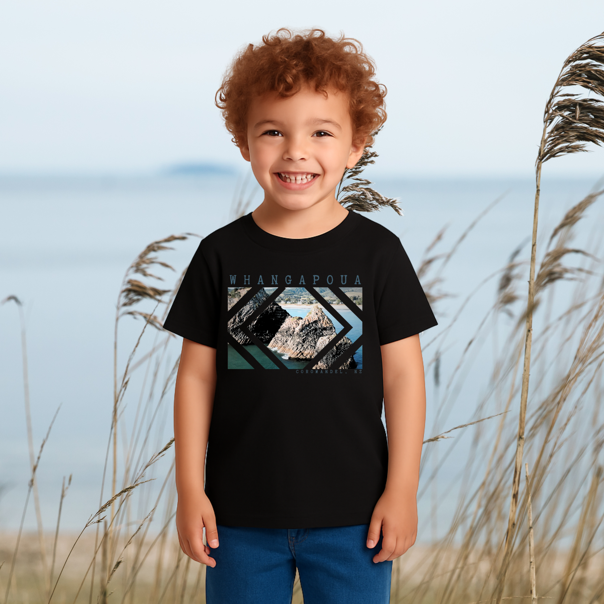 Whangapoua, NZ - Boy's Tee, 3x Design Options